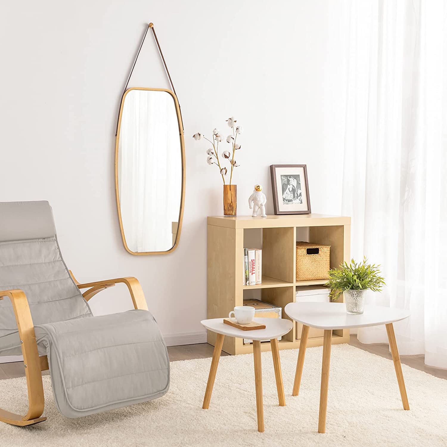 Set of 2 White Side Nesting Tables - SuperSaverAU - view 5