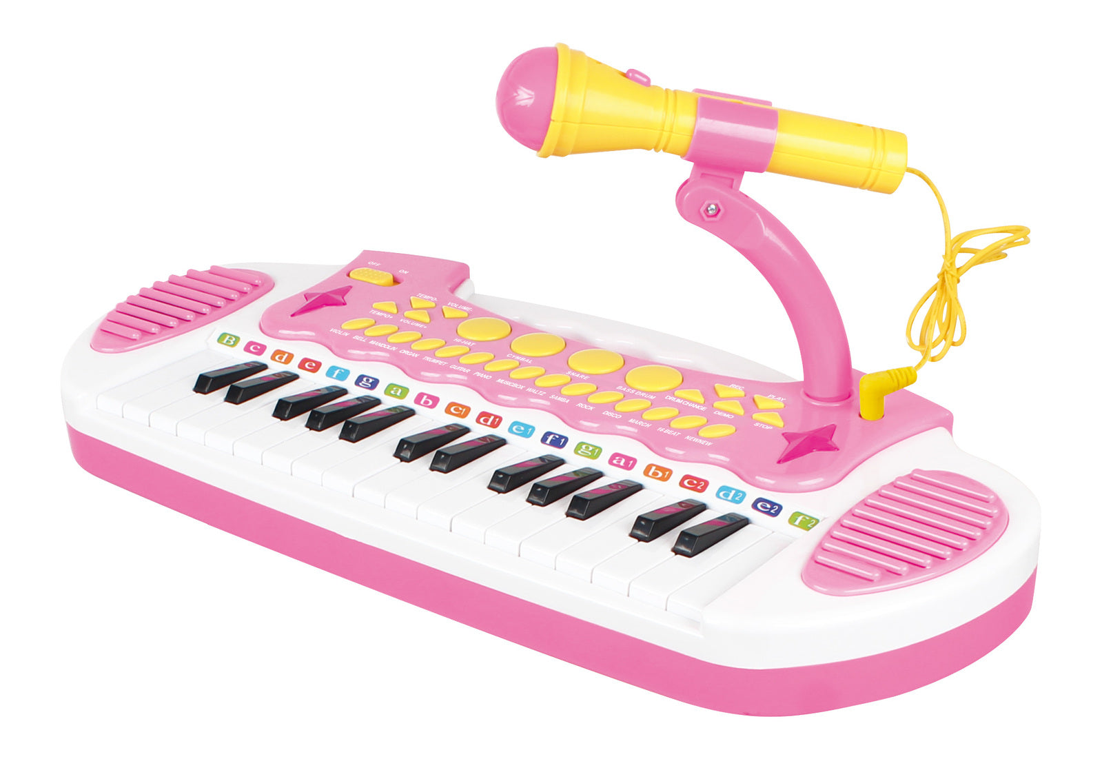 Children's Electronic Keyboard with Stand (Pink) Musical Instrument Toy - SuperSaverAU - view 4