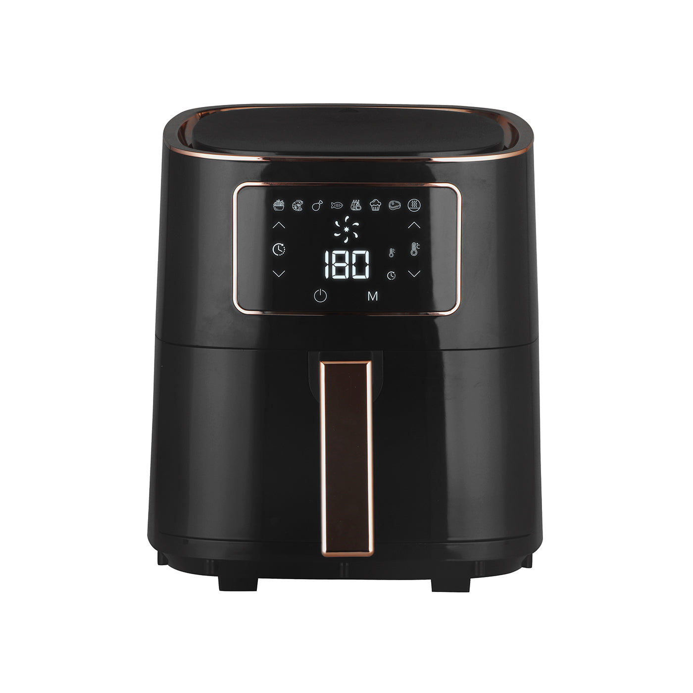 7L Digital Air Fryer (Black) 1700W, 200C, 8 Cooking Settings - SuperSaverAU - view 1