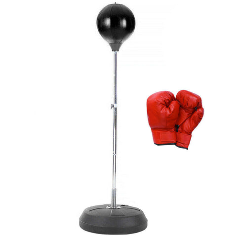 Free-Standing Boxing Set: PU Punching Ball & Boxing Gloves - SuperSaverAU - view 1