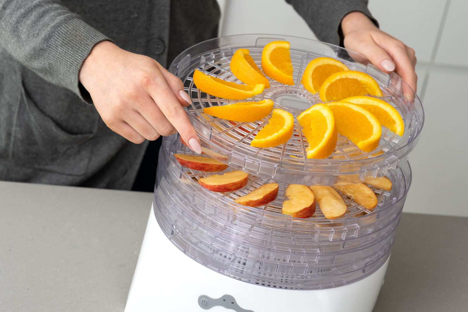 Basic Food Dehydrator 2 Power Levels 5 Trays Converge-Flow Even Drying 150W-300W - SuperSaverAU - view 4