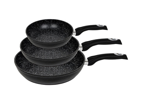 Healthy Choice 3-Piece Forged Frypan Set, Non-stick, 20cm, 24cm, 28cm - SuperSaverAU - view 1