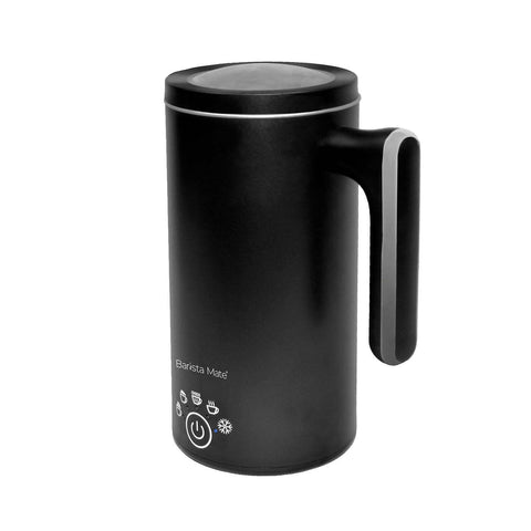 Hot & Cold Milk Frother Black 500W 5 Modes Foam Heating Cold Froth 250mL - SuperSaverAU - view 1