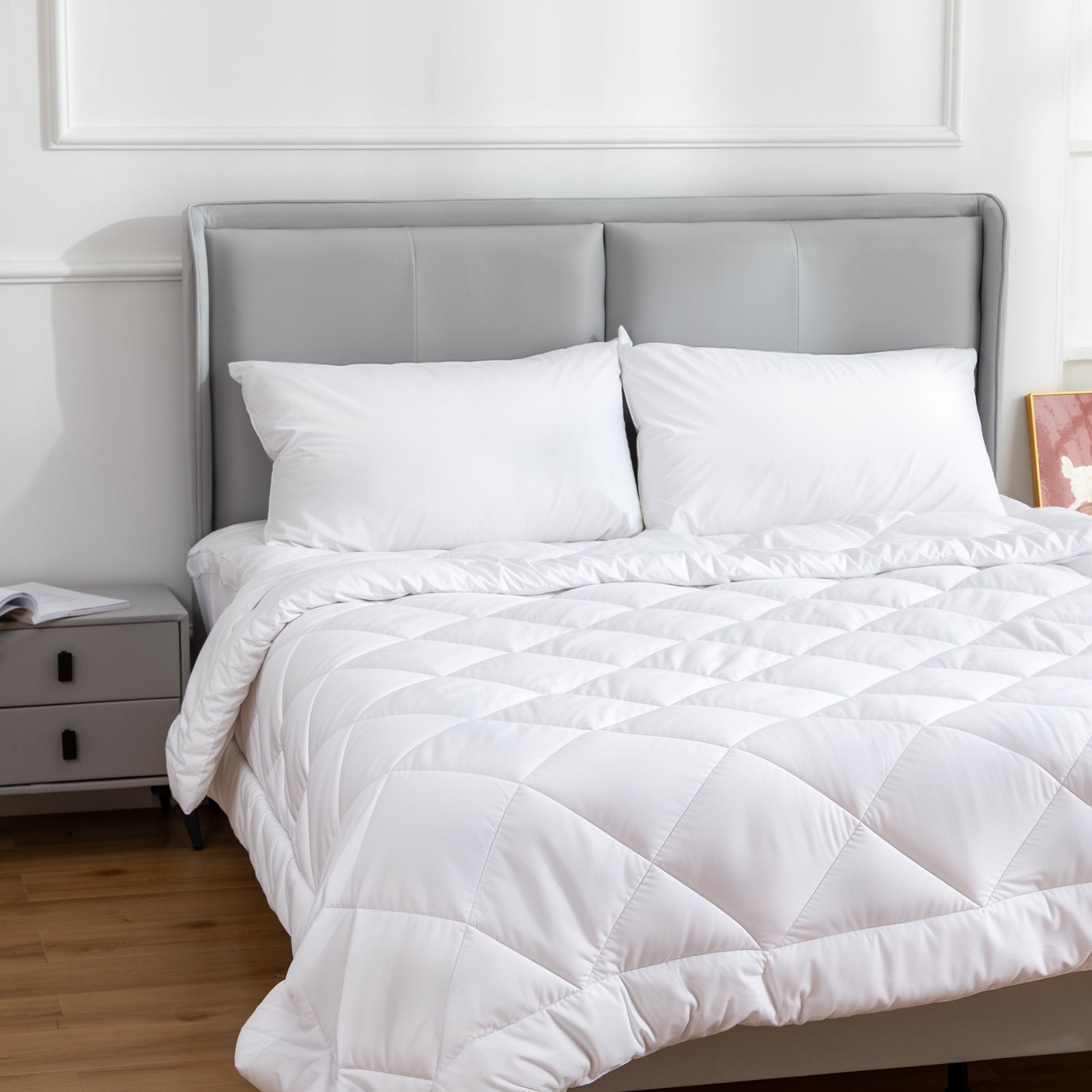 Hacienda 100% Cotton Pillow 50x75cm, Hypoallergenic, Antibacterial, Cooling Technology, 2 PK - SuperSaverAU - view 2