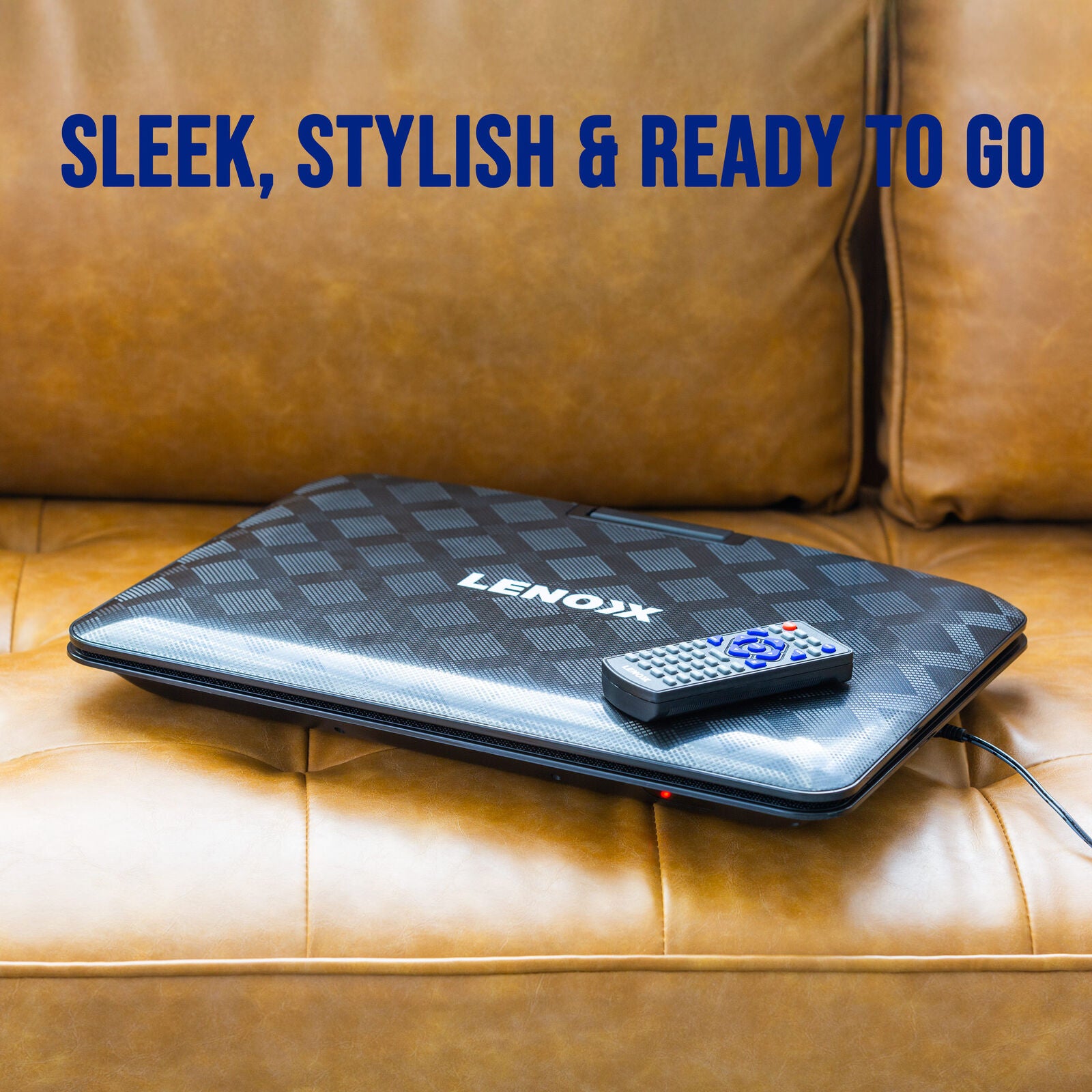 Premium 15.4 Inch Swivel Portable DVD Player with Rechargeable Screen