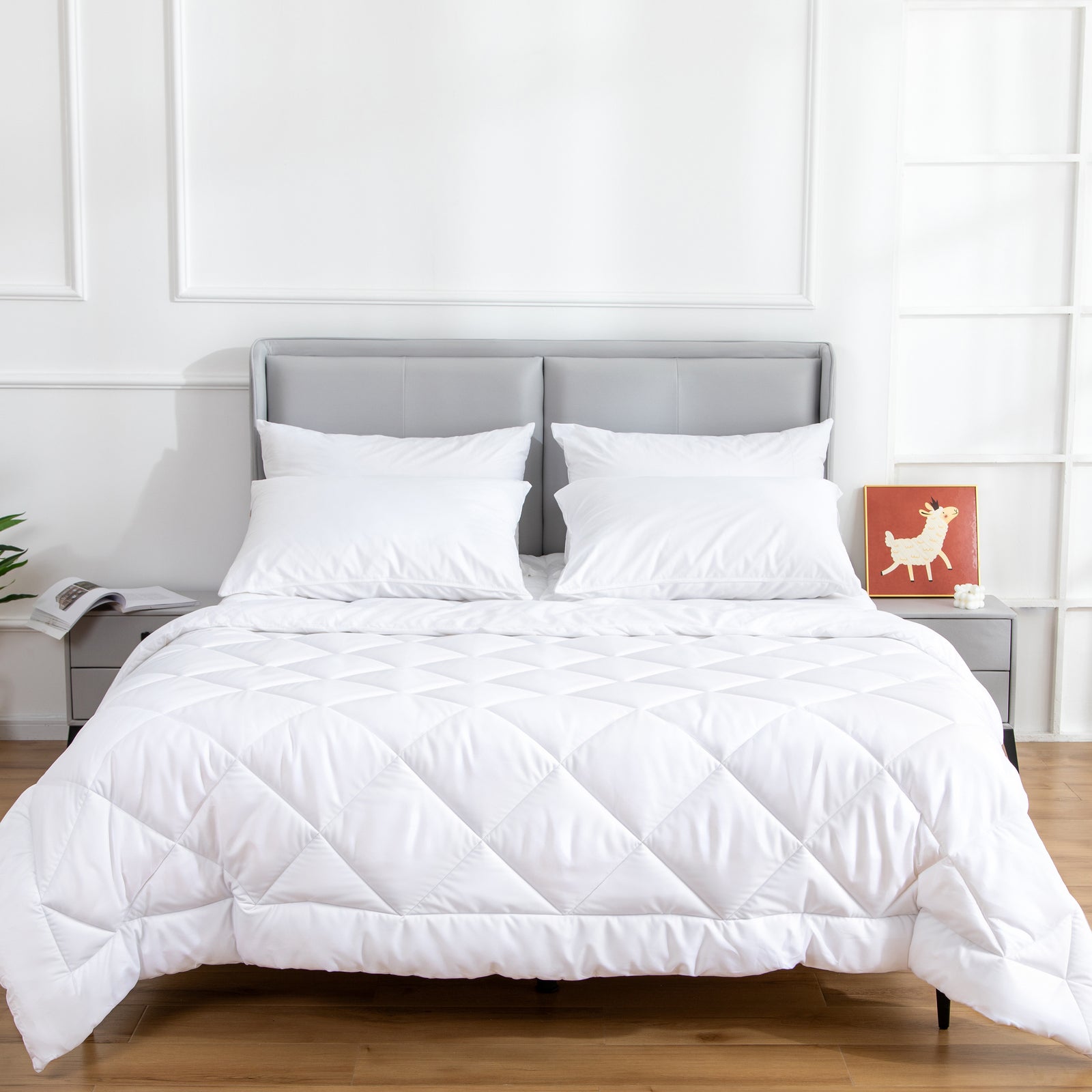 Hacienda Microfiber Bamboo Blend Quilt - King, Hypoallergenic & Antibacterial - SuperSaverAU - view 7