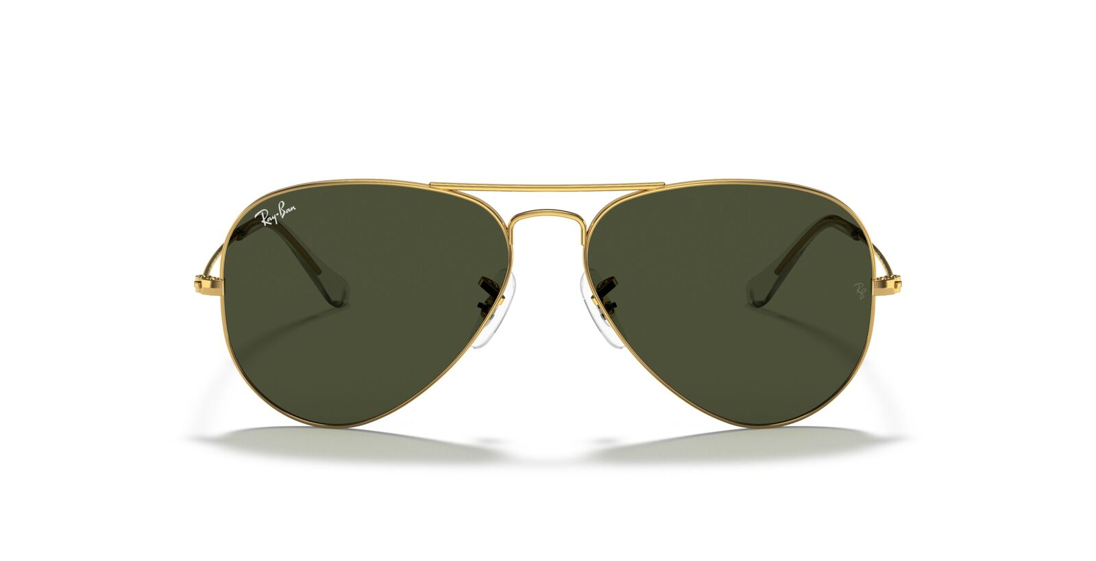 Ray-Ban Aviator Classic Sunglasses - Gold Frame, Green Lenses - SuperSaverAU - view 4