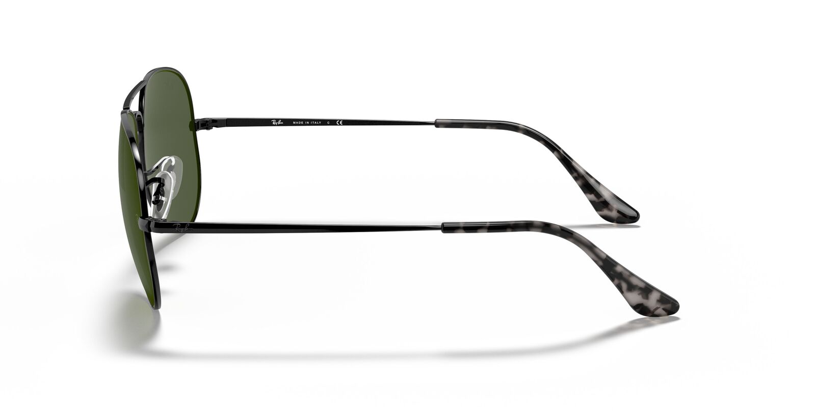 Ray-Ban Aviator Metal II Sunglasses - Black & Green - SuperSaverAU - view 3