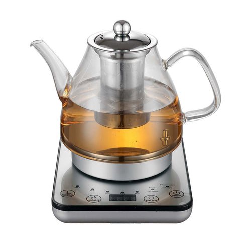 1.2L Digital Glass Kettle w/ Electric Tea Pot & Infuser 800W - SuperSaverAU - view 1