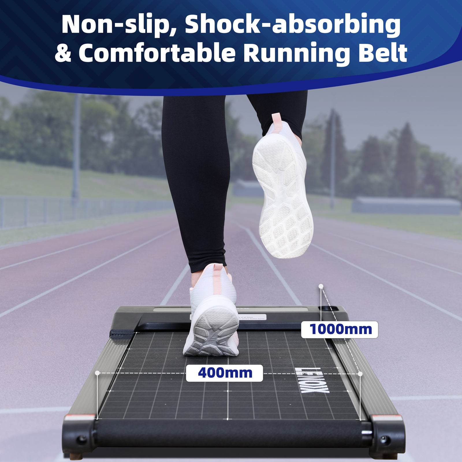 1.5 HP 52cm Electric Walking Pad Treadmill with Remote Control and Display Screen - SuperSaverAU - view 7