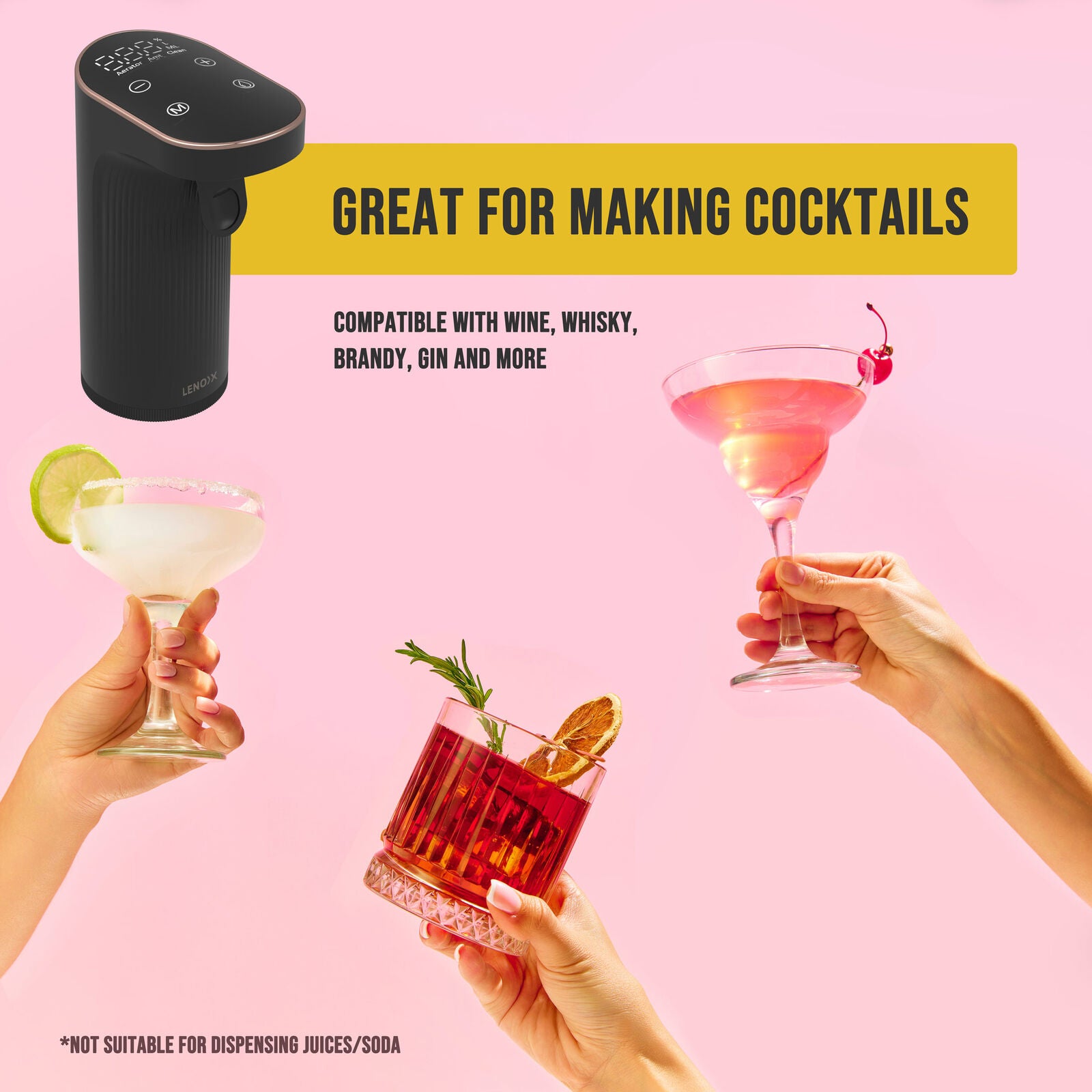 Instant Wine Aerator & Dispenser with Adjustable Bottle Fit - SuperSaverAU - view 6