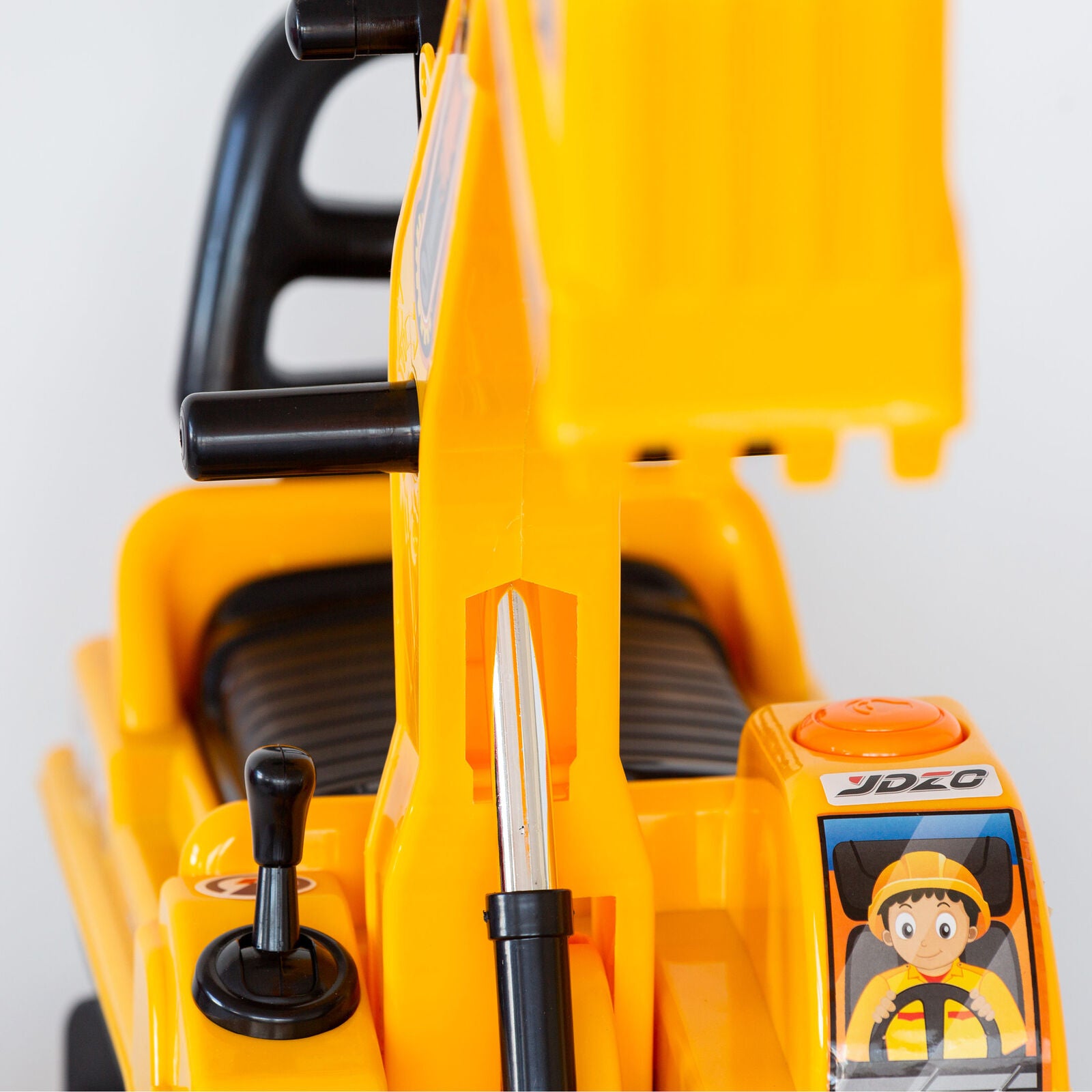 Ride-on Children's Excavator w/ Sturdy Track and Dual Operation Levers to Scoop - SuperSaverAU - view 5