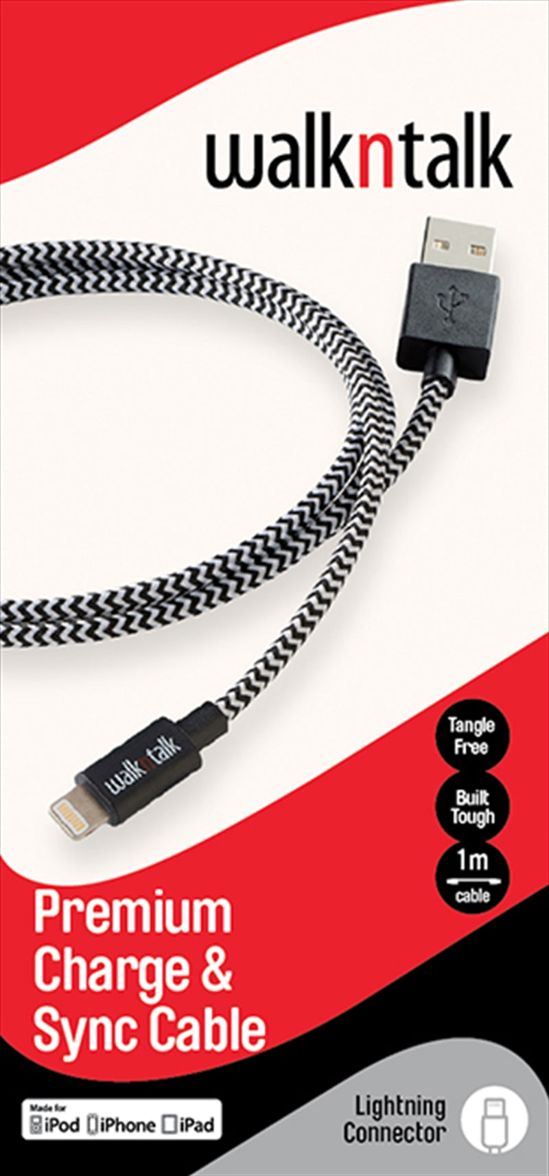 Charge Sync Cable - Black - SuperSaverAU - view 1
