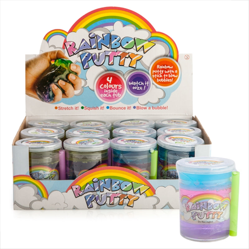 Premium Rainbow Putty Stress & Squish Toy