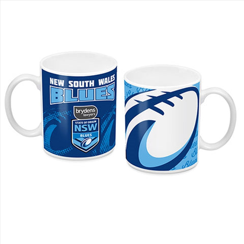 State of Origin NSW New South Wales Blues Ceramic Coffee Mug - SuperSaverAU - view 1