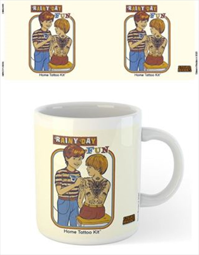 Steven Rhodes Rainy Days Ceramic Mug - 11oz, Fun Design for Coffee Lovers - SuperSaverAU - view 1