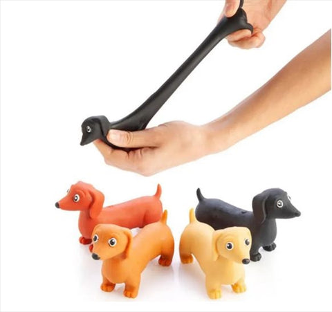 Novelty Stretch Dachshund Sausage Dog Toy - Random Selection - SuperSaverAU - view 1