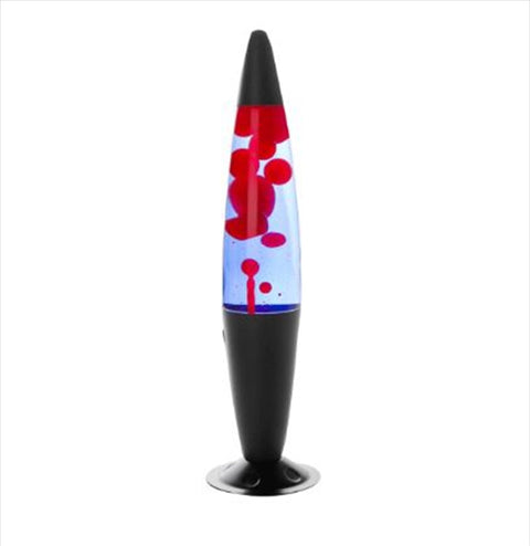 Black/Red/Blue Peace Motion Lamp - 630ml Floating Wax Design - SuperSaverAU - view 1