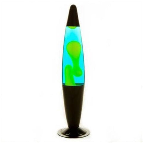 Black/Yellow/Blue Peace Motion Lamp - 630ml Wax & Liquid Floating Effect - SuperSaverAU - view 1