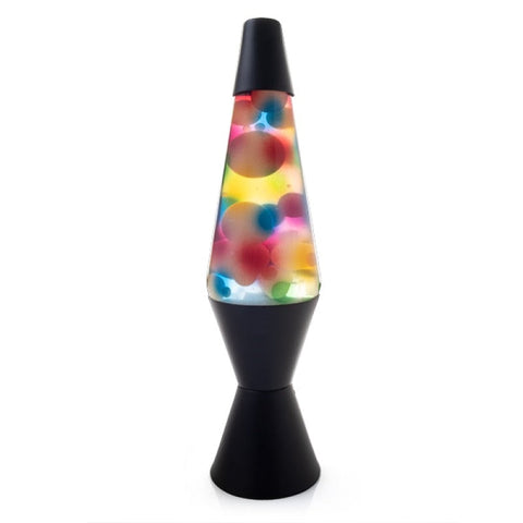Graffiti Diamond Motion Lamp - Edgy Diamond-Shaped Design with Rainbow Lava - SuperSaverAU - view 1