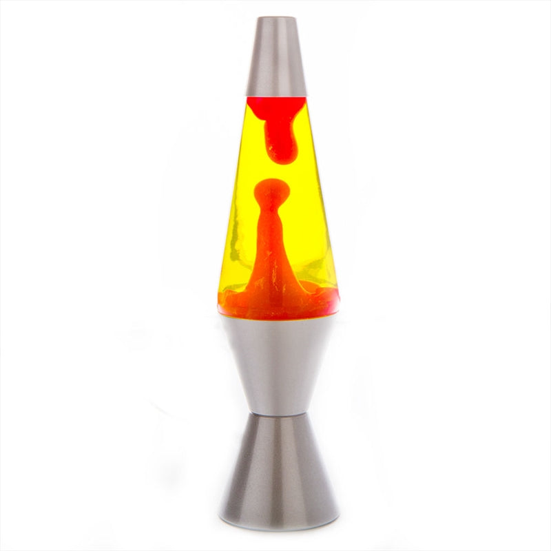 Silver/Red/Yellow Diamond Motion Lamp - 20oz with Floating Wax Effect - SuperSaverAU - view 1