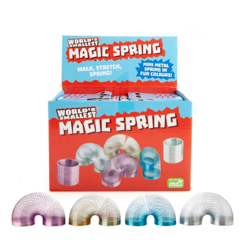 World's Smallest Magic Spring - Miniature Gravity Toy, (SENT AT RANDOM) - SuperSaverAU - view 1