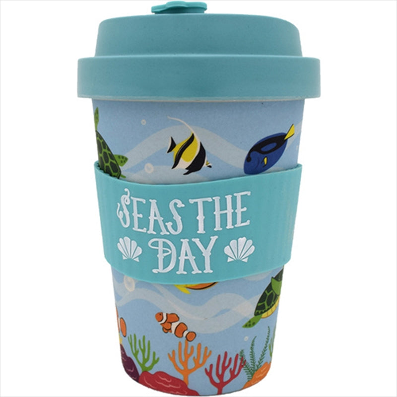 Sea Animal Bamboo Cup Mug - Eco To Go, 12oz - SuperSaverAU - view 1