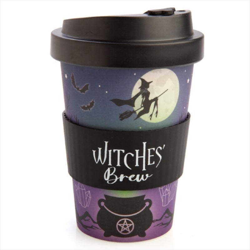 Witches Brew Bamboo Cup - Eco-Friendly, 12oz Reusable Coffee Mug - SuperSaverAU - view 1