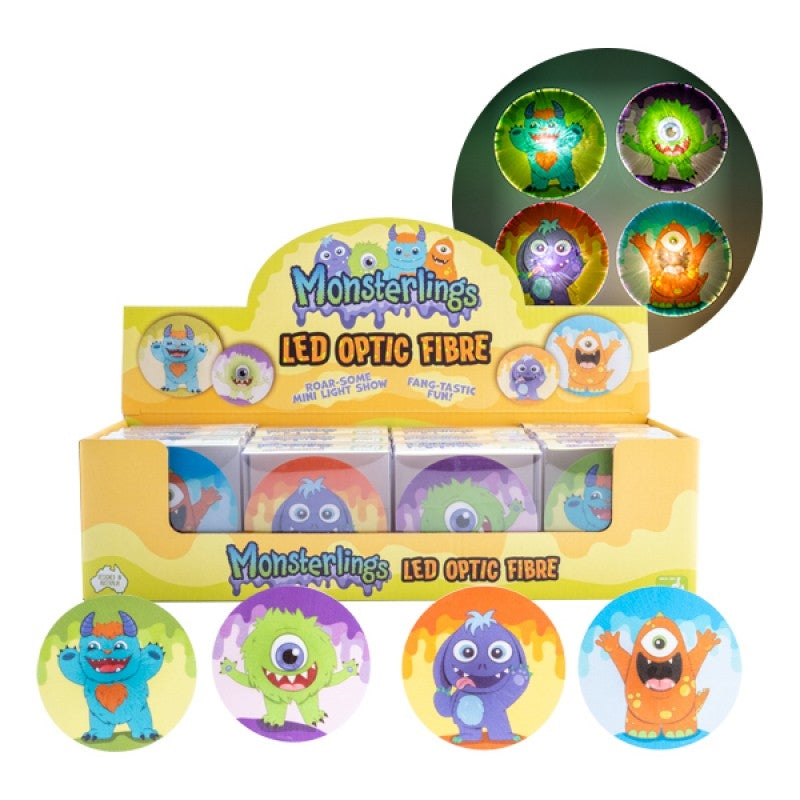 Monsterlings Led Optic Fibre (SENT AT RANDOM) - SuperSaverAU - view 1