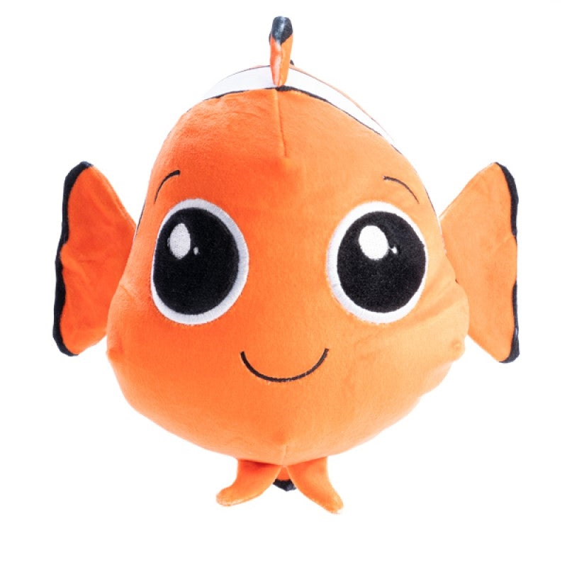 Smoosho's Pals Clownfish Cushion - Soft Velour, Squishy Marshmallow Feel - SuperSaverAU - view 1