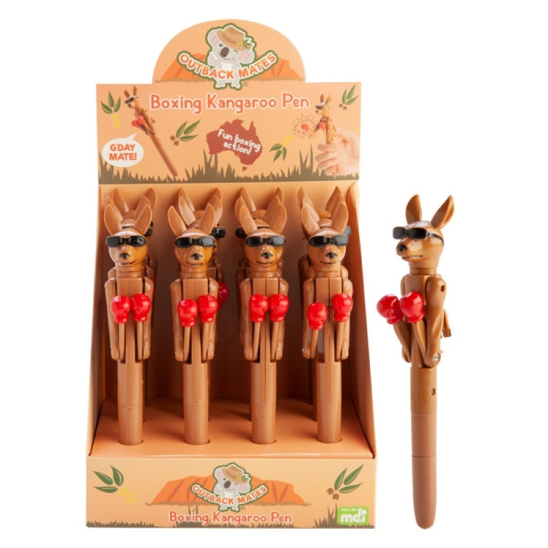 Premium Boxing Kangaroo Novelty Pen with Punching Action