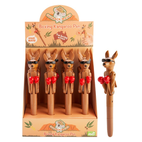 Premium Boxing Kangaroo Novelty Pen with Punching Action