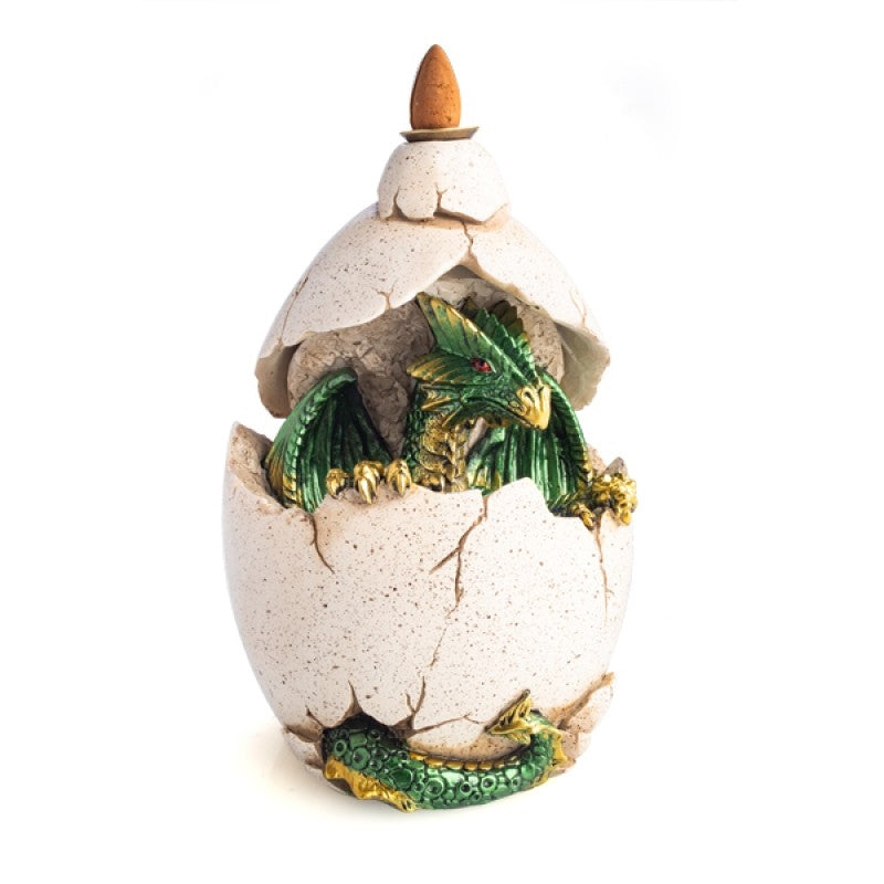 Hatching Dragon Backflow Incense Burner with LED Light - Unique Design - SuperSaverAU - view 1