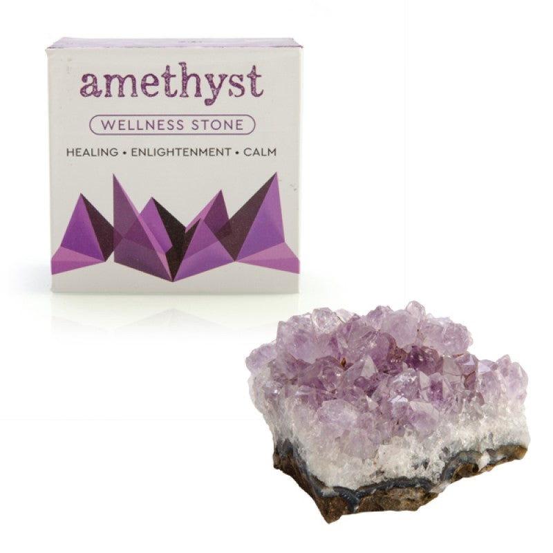 Raw Amethyst Wellness Stone Approx. 5cm with Magnetic Gift Box - SuperSaverAU - view 1