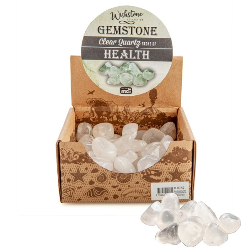 Gemstone Tumbled Clear Quartz (SENT AT RANDOM) - SuperSaverAU - view 1