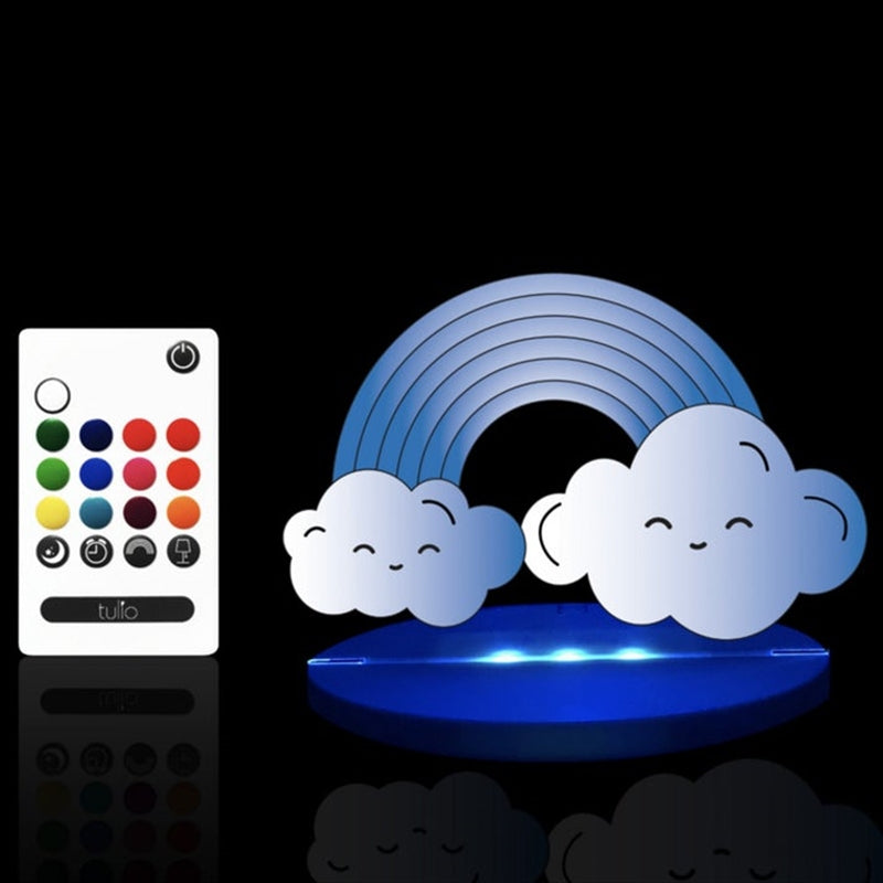 Tulio Dream Lights LED Night Light with Remote, 12 Colors, Sleep & Timer Settings - SuperSaverAU - view 1