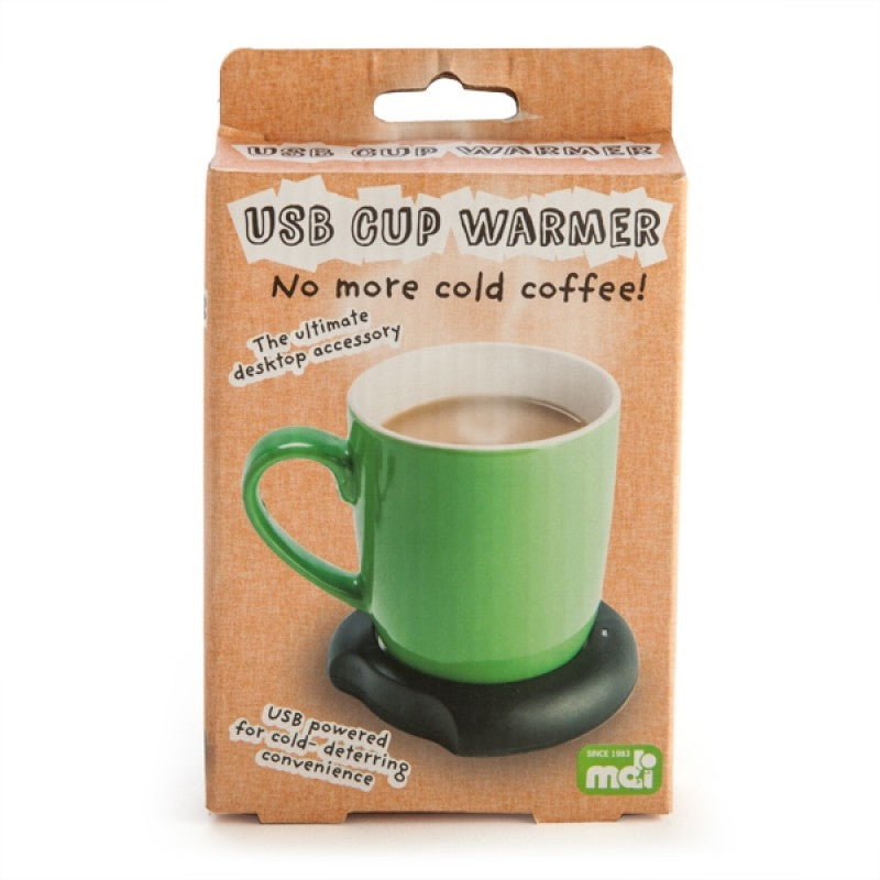 USB Steel Plate Cup Warmer with Black Base - SuperSaverAU - view 1