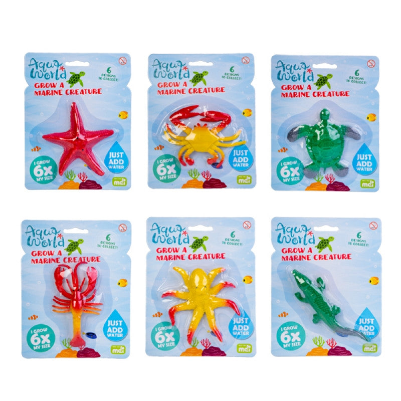 Grow Marine Creature - 130mm Sea Creature that Grows 6x in Water - Random Design - SuperSaverAU - view 1