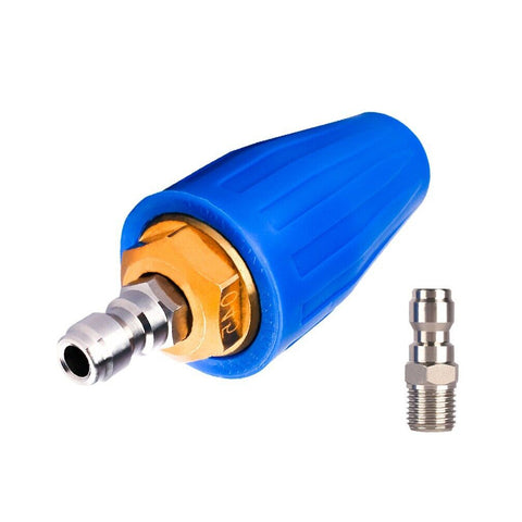 X-BULL Pressure Washer Turbo Nozzle Head 4000PSI 1/4 BSP - Blue