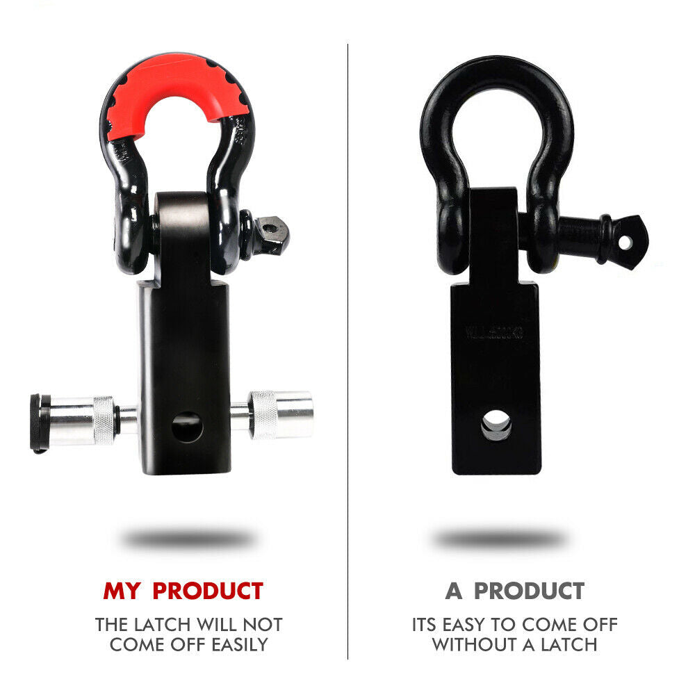X-BULL 5T Hitch Receiver with Bow Shackle