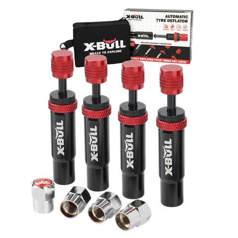 X-BULL Adjustable Tyre Deflators 10-30 PSI - 4pcs