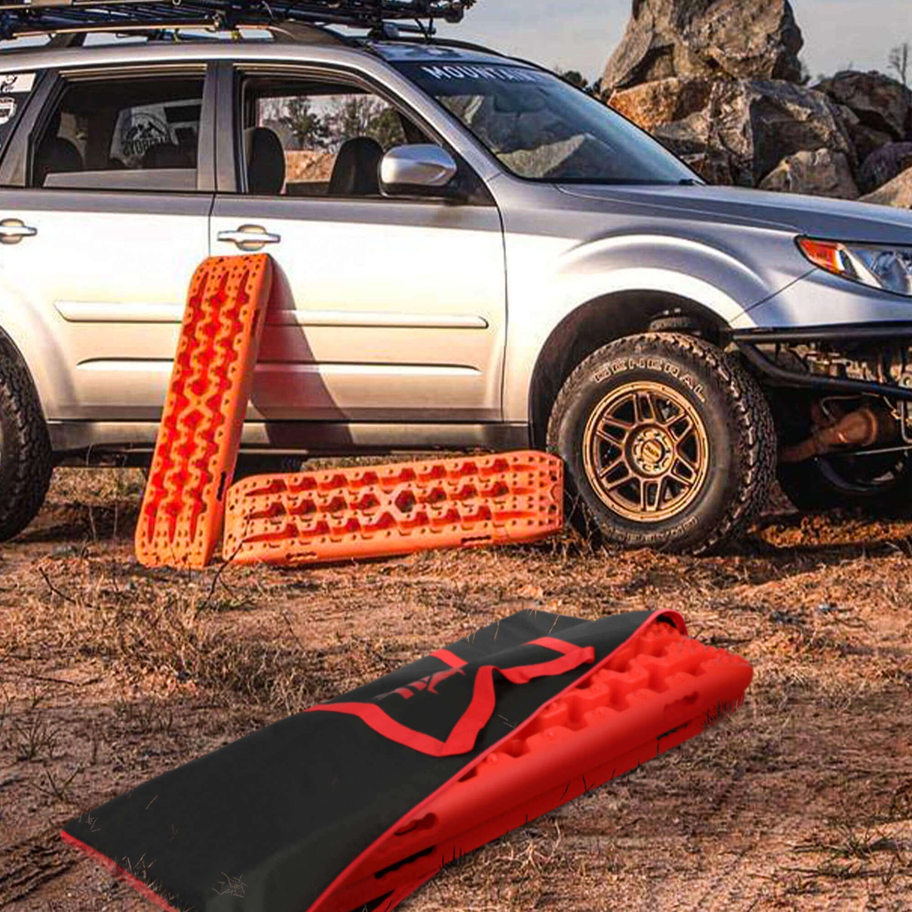 X-BULL Recovery Tracks Carry Bag 4x4 Extraction TRED Bag - Black