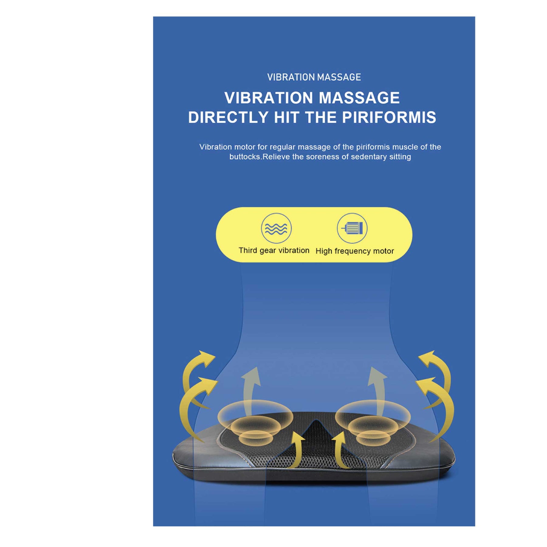 Shiatsu Kneading Heat Massage Cushion with Vibration for Chair and Car Seat Black - SuperSaverAU - view 11