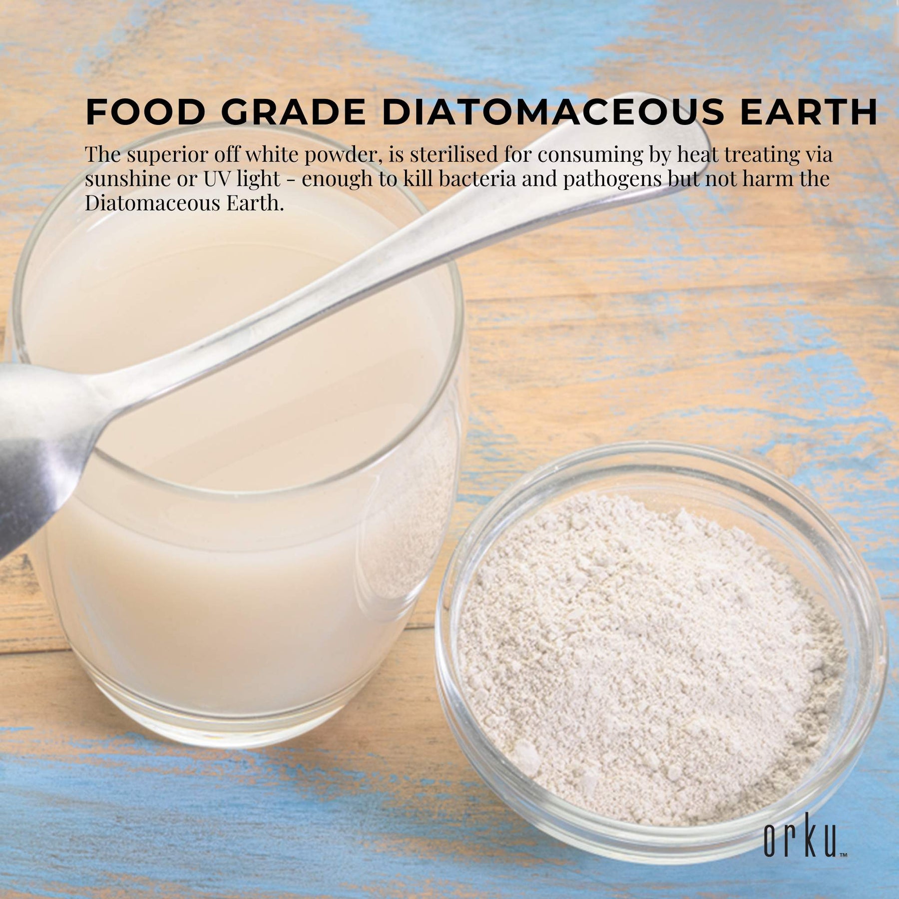 Organic Food Grade Fine Diatomaceous Earth Powder 5Kg FDA Approved - SuperSaverAU - view 6