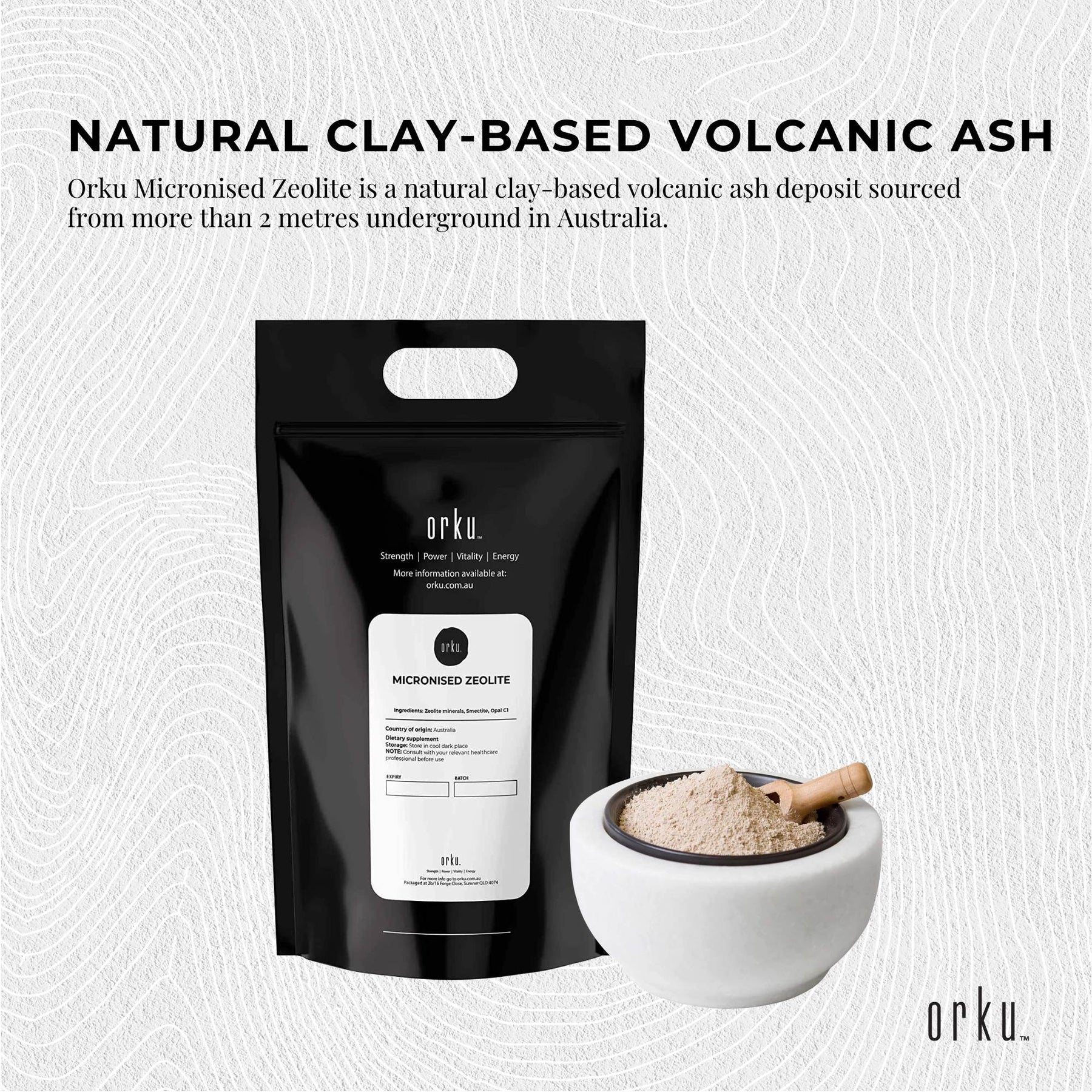 20Kg Pure Micronised Zeolite Powder Mineral - Micronized Volcamin - SuperSaverAU - view 3