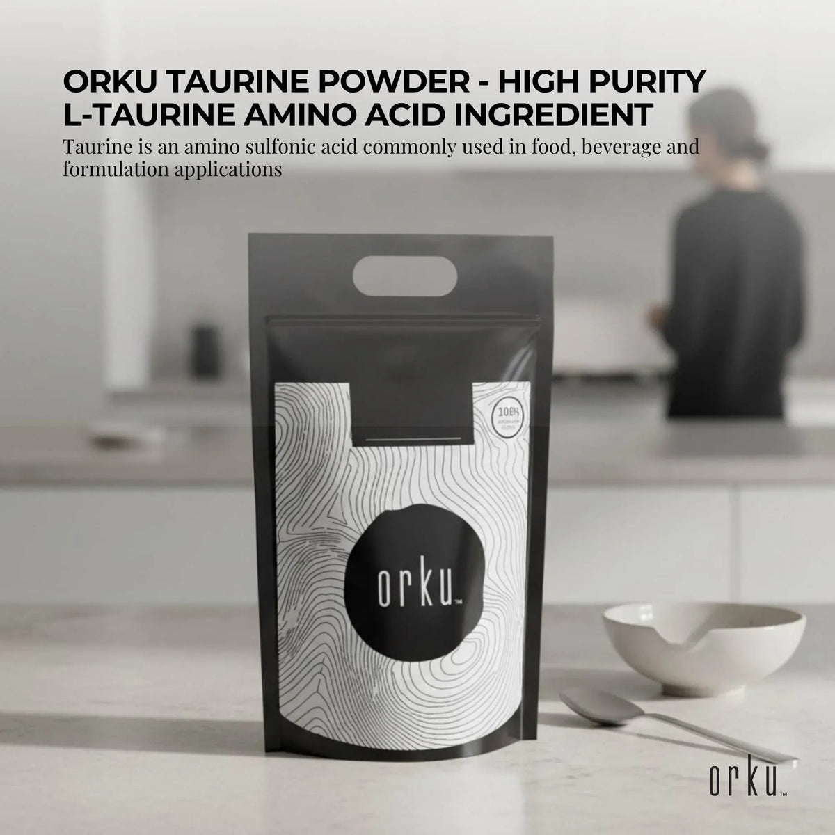 5Kg Taurine Powder - Pure Amino Acid Food Grade L-Taurine Vitamin Supplement