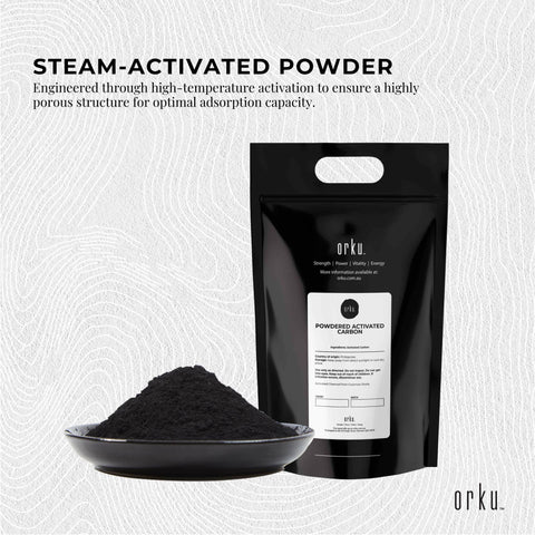 Orku 10Kg Activated Carbon Powder Coconut Charcoal - Water Filtration - SuperSaverAU - view 1