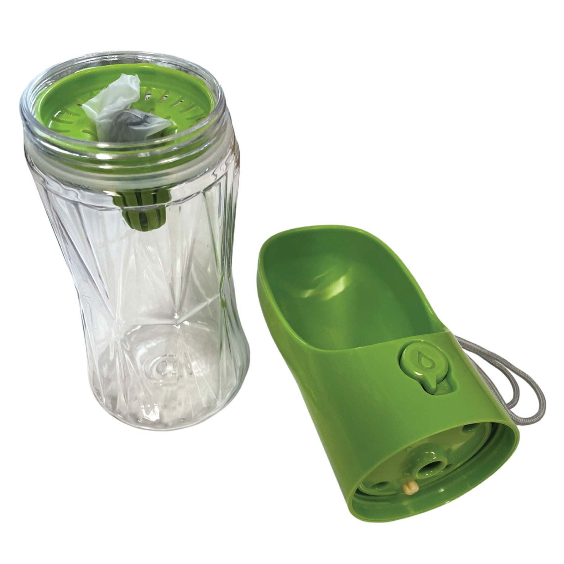 Portable Pet Water Bottle 380ml with Filter - Travel Drinking Cup for Dogs Cats - SuperSaverAU - view 4