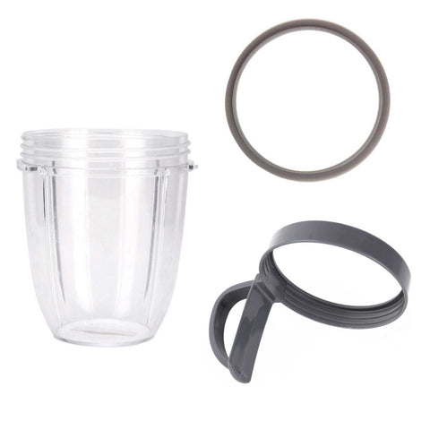 For Nutribullet Short Cup + Handheld Lip Ring + Grey Seal 900 and 600 Models - SuperSaverAU - view 1