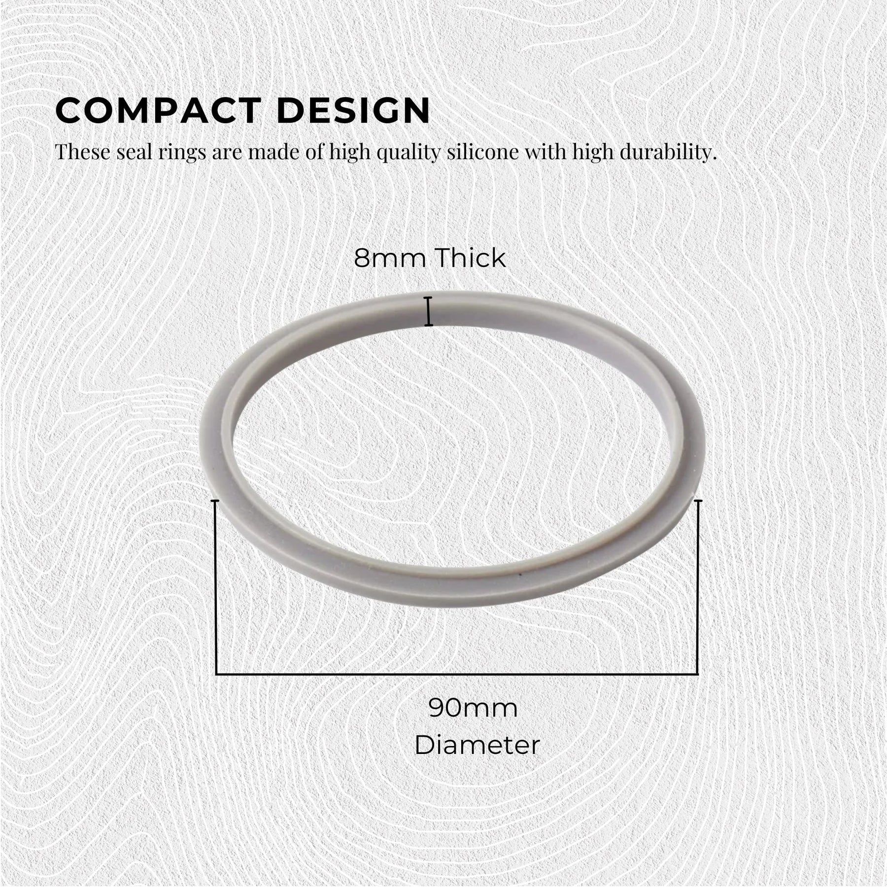 2x For Nutribullet Gasket Seal Grey Ring For 900W - Most 600W 1200W Blade - SuperSaverAU - view 5